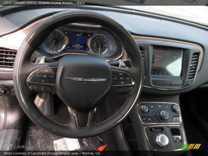 Granite Crystal Metallic / Black 2015 Chrysler 200 C