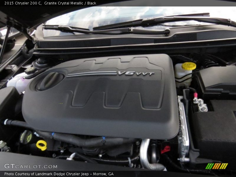 Granite Crystal Metallic / Black 2015 Chrysler 200 C