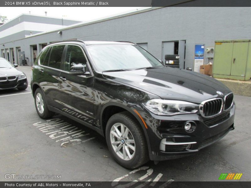 Black Sapphire Metallic / Black 2014 BMW X5 xDrive35i