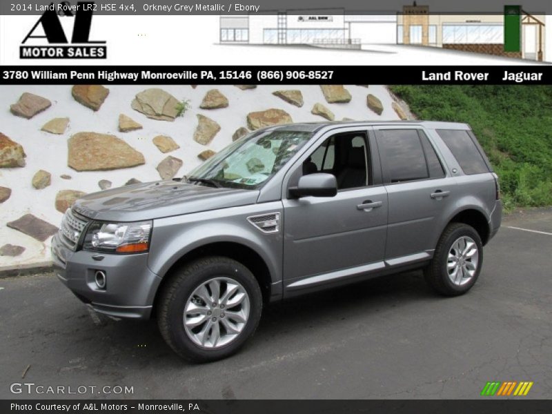 Orkney Grey Metallic / Ebony 2014 Land Rover LR2 HSE 4x4