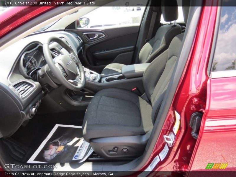 Velvet Red Pearl / Black 2015 Chrysler 200 Limited