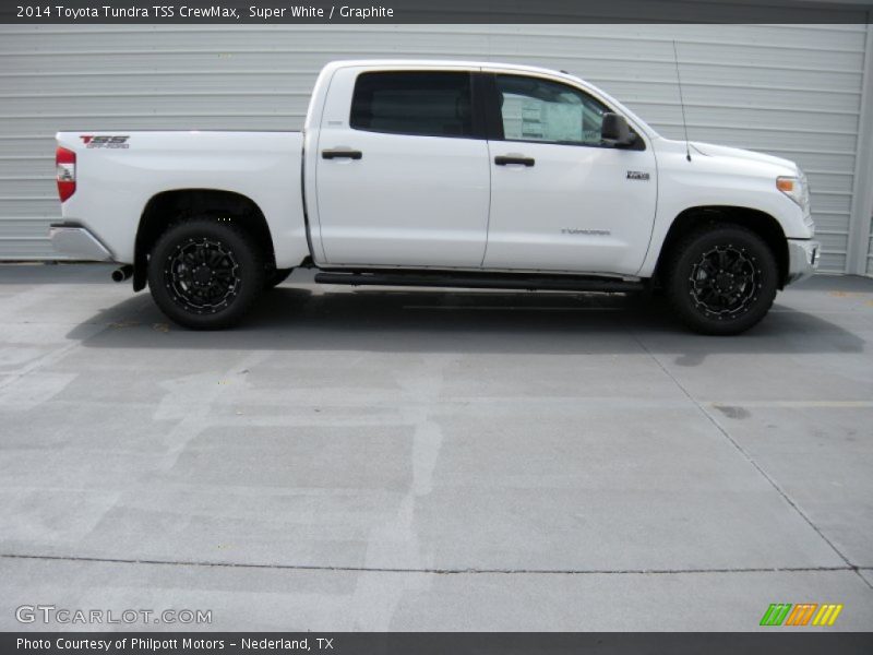 Super White / Graphite 2014 Toyota Tundra TSS CrewMax