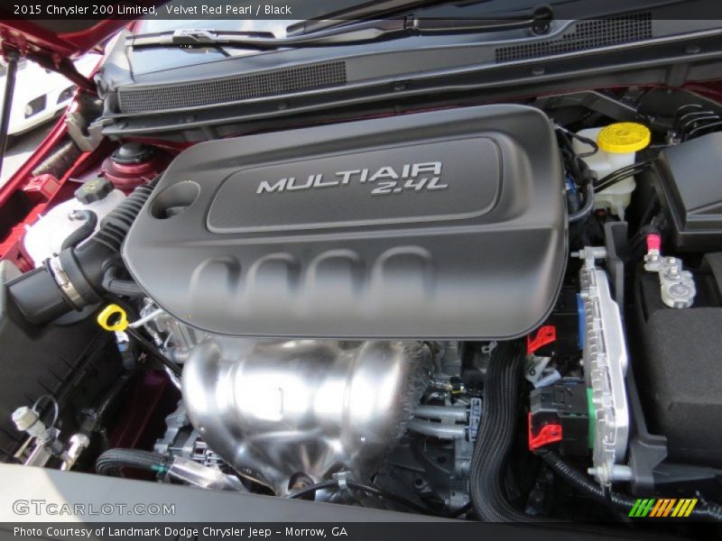 Velvet Red Pearl / Black 2015 Chrysler 200 Limited