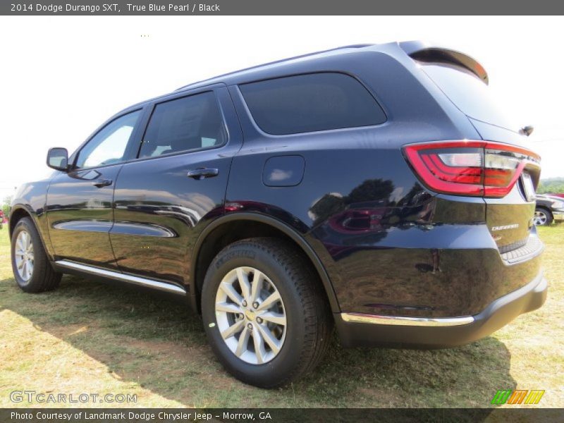True Blue Pearl / Black 2014 Dodge Durango SXT