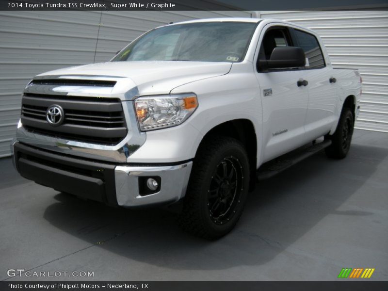 Super White / Graphite 2014 Toyota Tundra TSS CrewMax