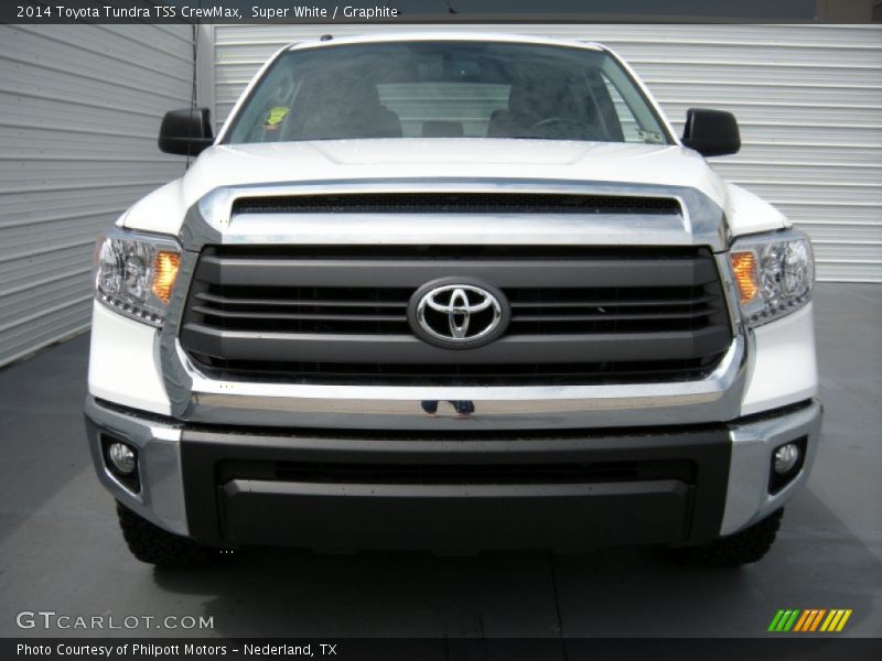 Super White / Graphite 2014 Toyota Tundra TSS CrewMax