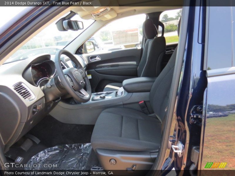 True Blue Pearl / Black 2014 Dodge Durango SXT