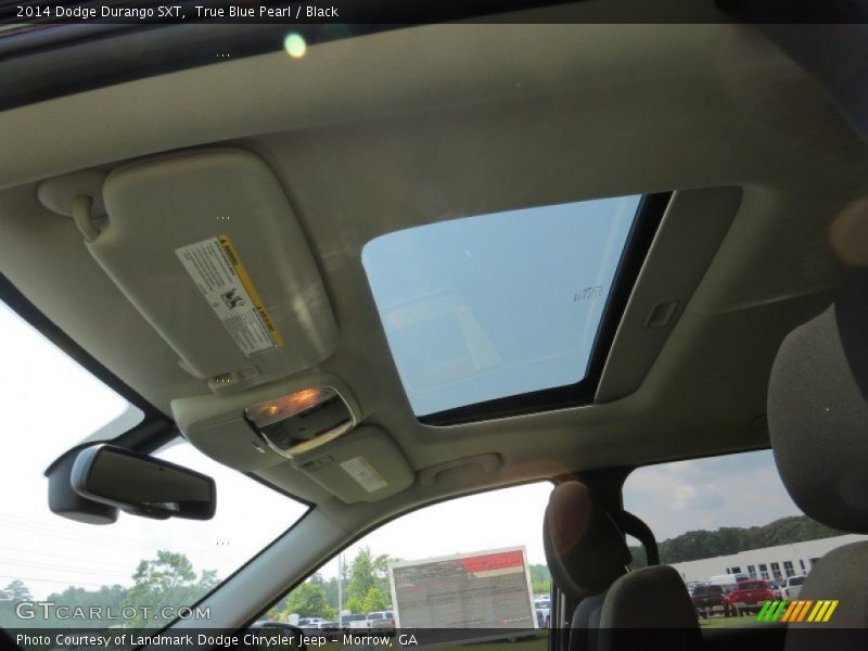 True Blue Pearl / Black 2014 Dodge Durango SXT