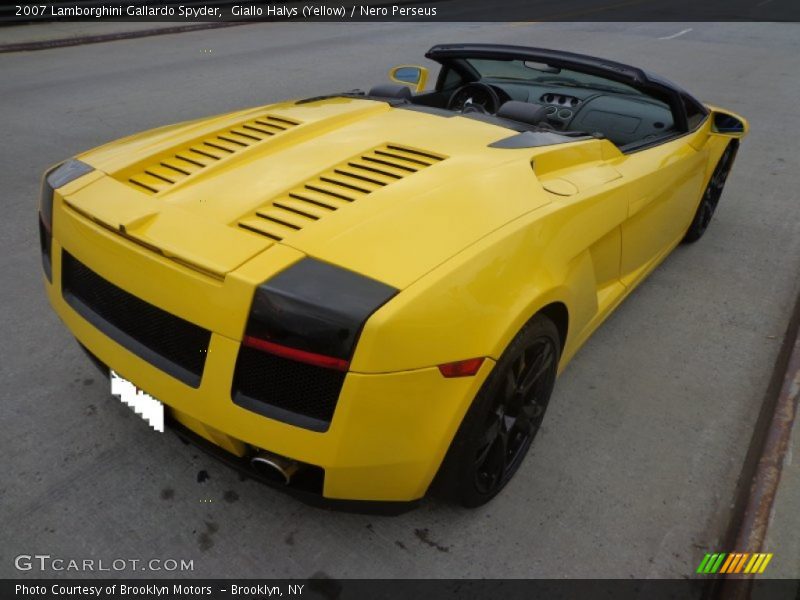 Giallo Halys (Yellow) / Nero Perseus 2007 Lamborghini Gallardo Spyder
