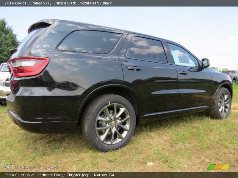 Brilliant Black Crystal Pearl / Black 2014 Dodge Durango SXT