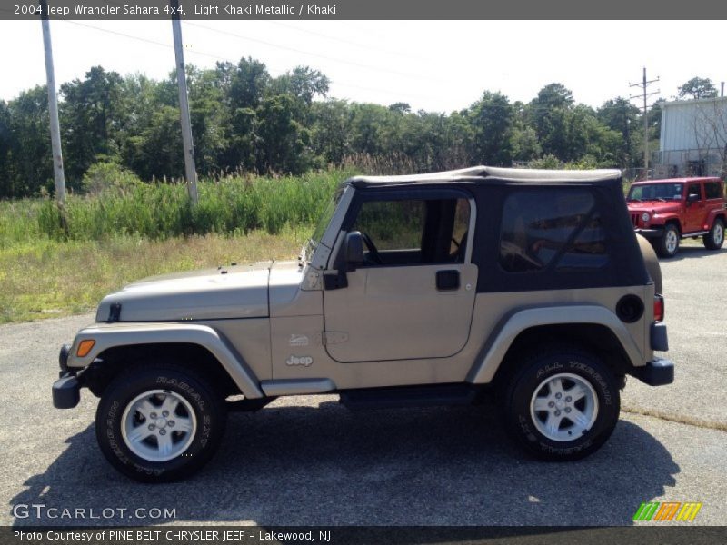 Light Khaki Metallic / Khaki 2004 Jeep Wrangler Sahara 4x4