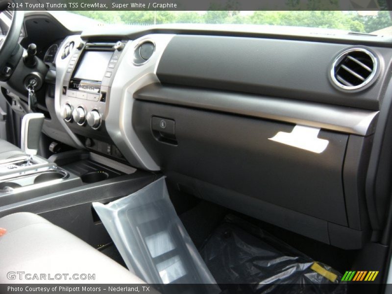 Super White / Graphite 2014 Toyota Tundra TSS CrewMax