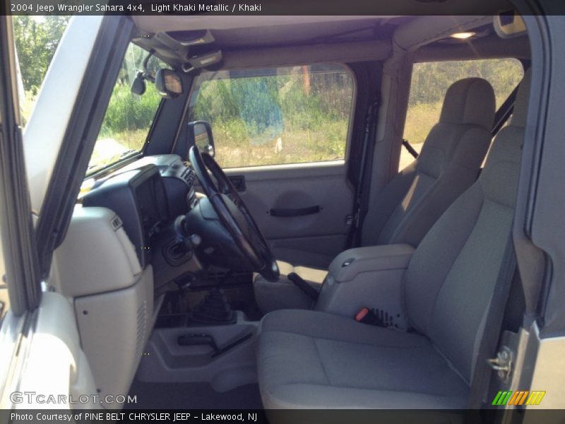 Light Khaki Metallic / Khaki 2004 Jeep Wrangler Sahara 4x4