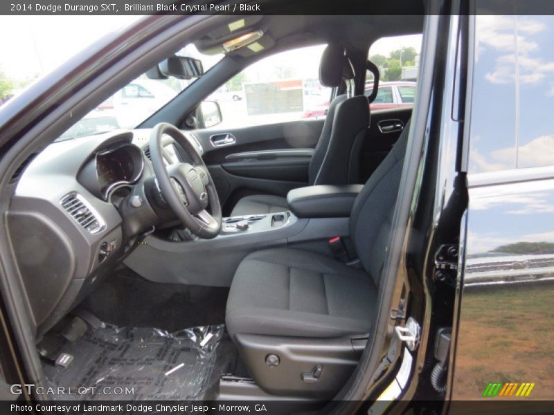 Brilliant Black Crystal Pearl / Black 2014 Dodge Durango SXT