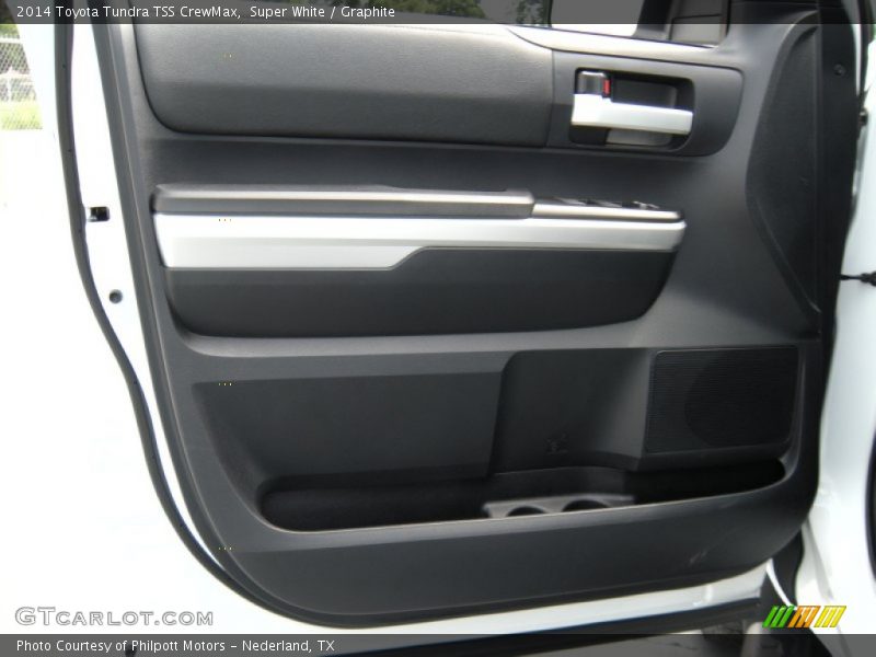 Super White / Graphite 2014 Toyota Tundra TSS CrewMax