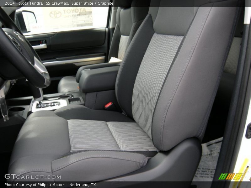 Super White / Graphite 2014 Toyota Tundra TSS CrewMax