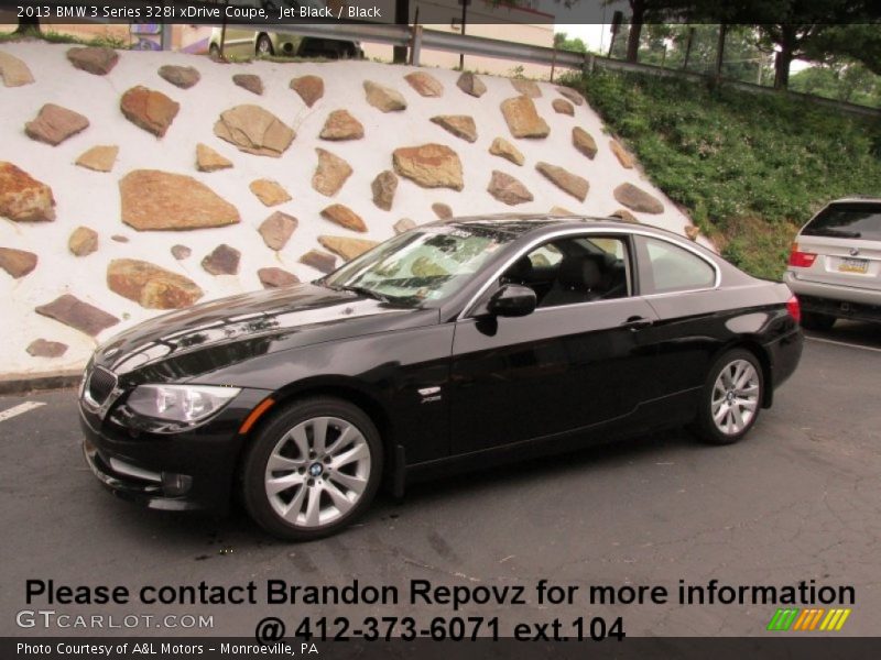 Jet Black / Black 2013 BMW 3 Series 328i xDrive Coupe