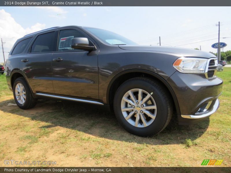 Granite Crystal Metallic / Black 2014 Dodge Durango SXT
