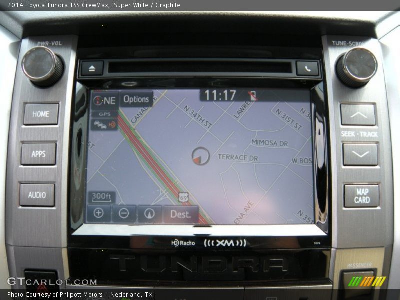 Super White / Graphite 2014 Toyota Tundra TSS CrewMax
