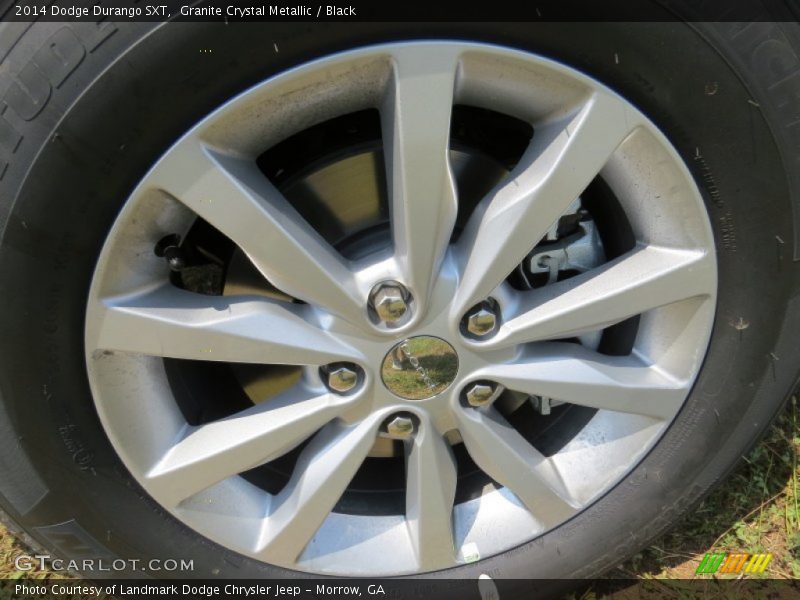 Granite Crystal Metallic / Black 2014 Dodge Durango SXT
