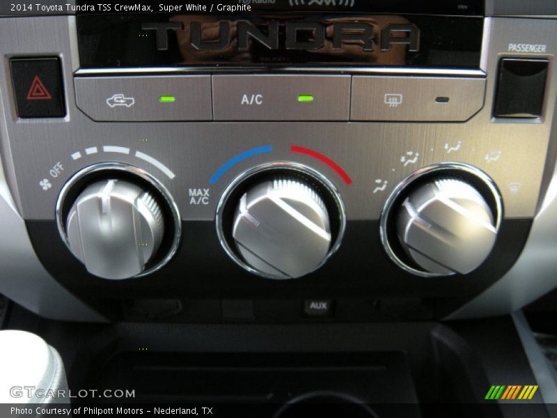 Super White / Graphite 2014 Toyota Tundra TSS CrewMax