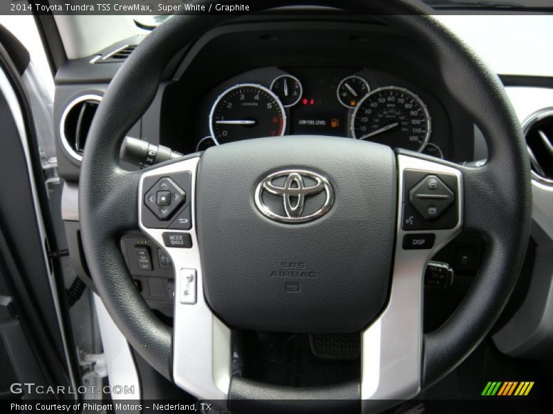 Super White / Graphite 2014 Toyota Tundra TSS CrewMax