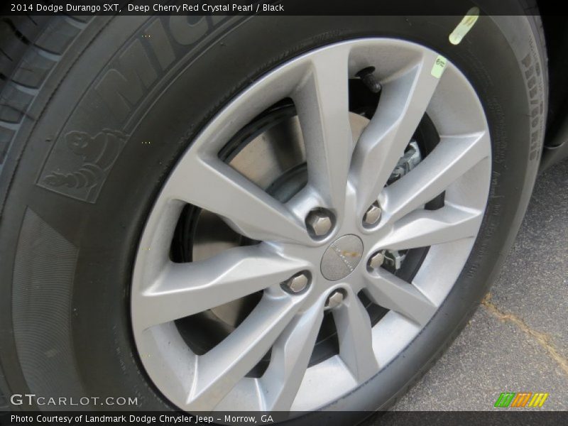 Deep Cherry Red Crystal Pearl / Black 2014 Dodge Durango SXT