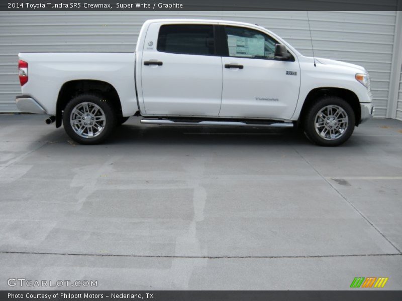 Super White / Graphite 2014 Toyota Tundra SR5 Crewmax
