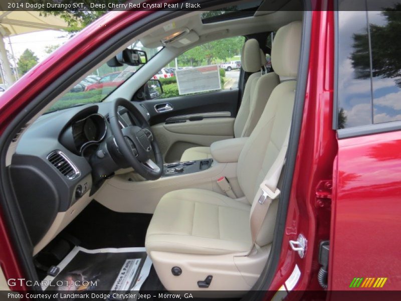 Deep Cherry Red Crystal Pearl / Black 2014 Dodge Durango SXT