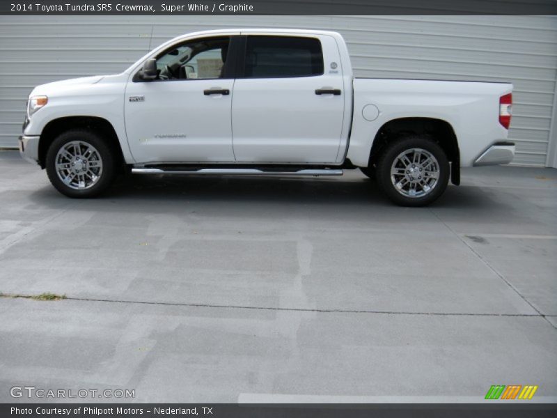 Super White / Graphite 2014 Toyota Tundra SR5 Crewmax