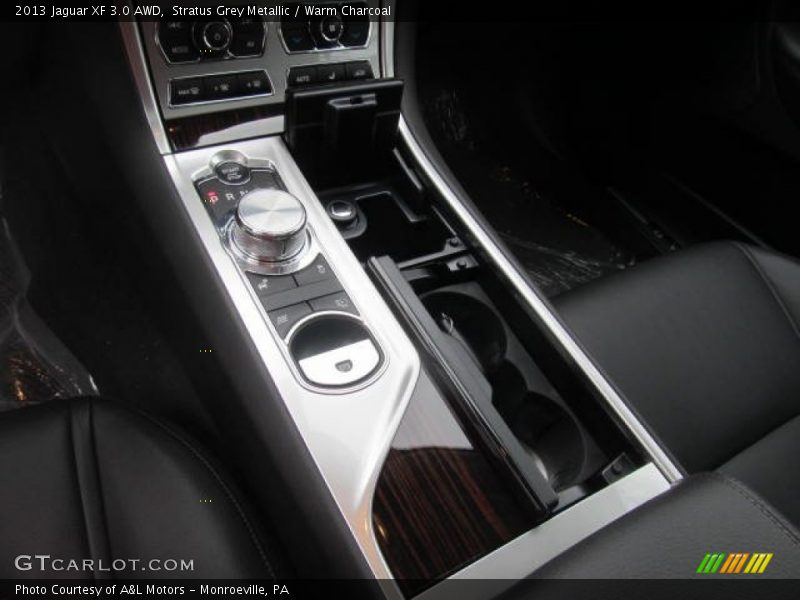 Stratus Grey Metallic / Warm Charcoal 2013 Jaguar XF 3.0 AWD