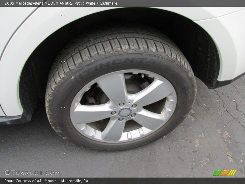 Arctic White / Cashmere 2009 Mercedes-Benz ML 350 4Matic