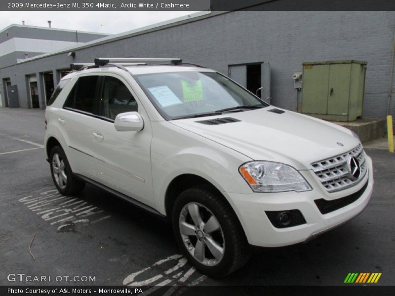 Arctic White / Cashmere 2009 Mercedes-Benz ML 350 4Matic