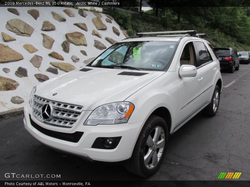 Arctic White / Cashmere 2009 Mercedes-Benz ML 350 4Matic