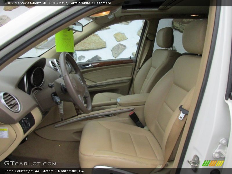 Arctic White / Cashmere 2009 Mercedes-Benz ML 350 4Matic