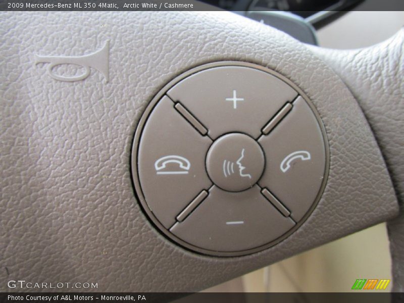 Arctic White / Cashmere 2009 Mercedes-Benz ML 350 4Matic