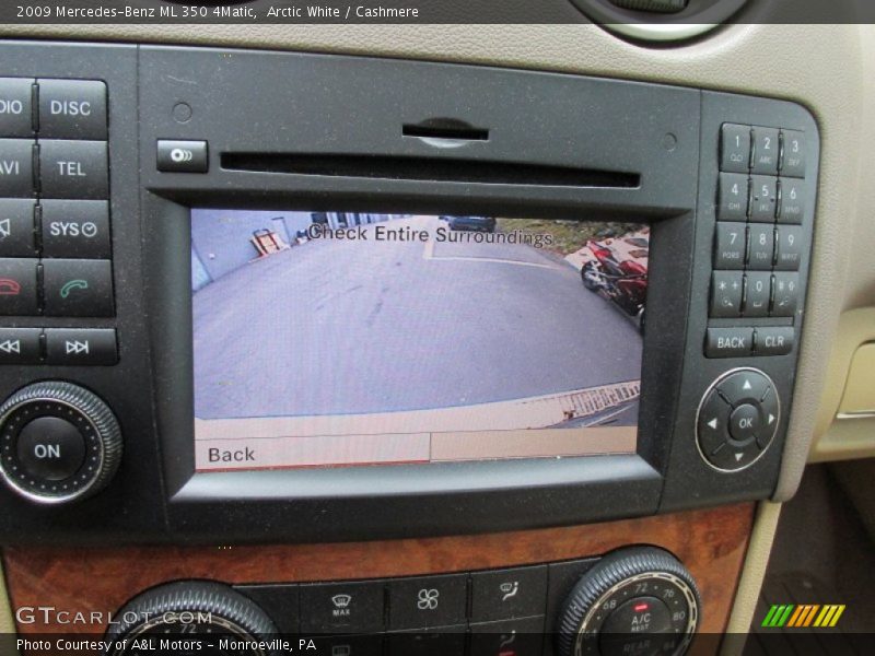 Arctic White / Cashmere 2009 Mercedes-Benz ML 350 4Matic