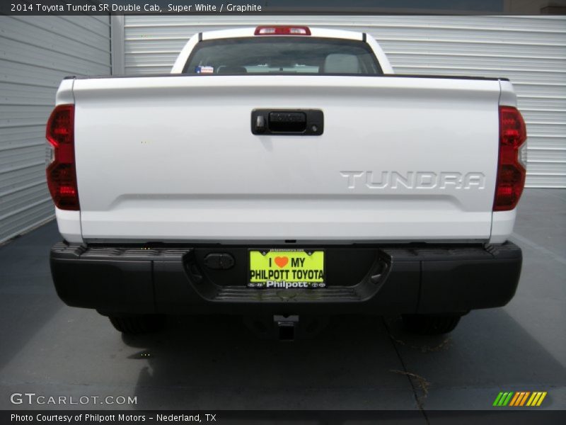 Super White / Graphite 2014 Toyota Tundra SR Double Cab