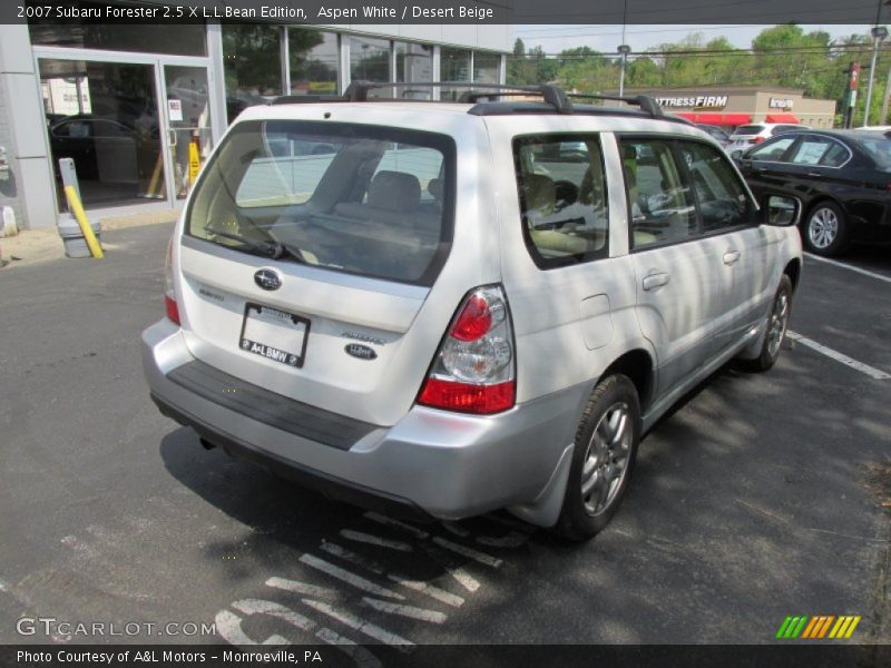 Aspen White / Desert Beige 2007 Subaru Forester 2.5 X L.L.Bean Edition