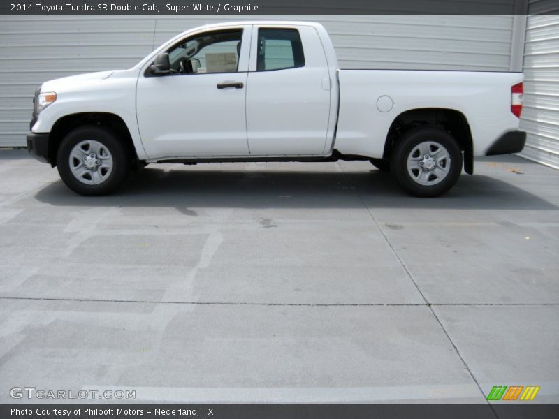 Super White / Graphite 2014 Toyota Tundra SR Double Cab