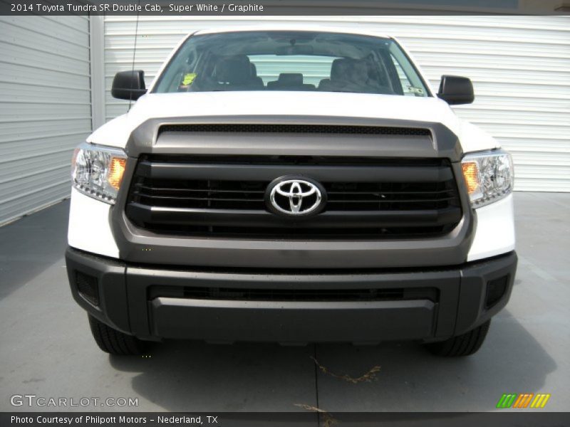 Super White / Graphite 2014 Toyota Tundra SR Double Cab