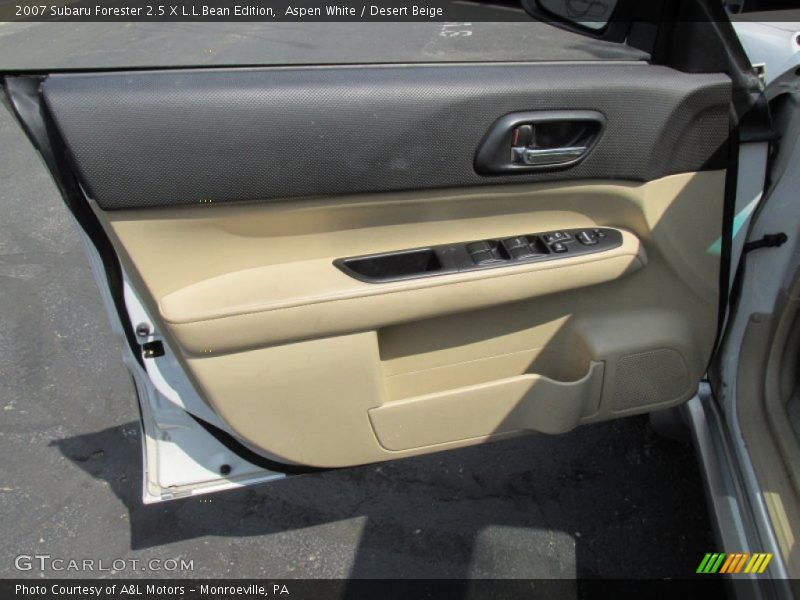 Aspen White / Desert Beige 2007 Subaru Forester 2.5 X L.L.Bean Edition