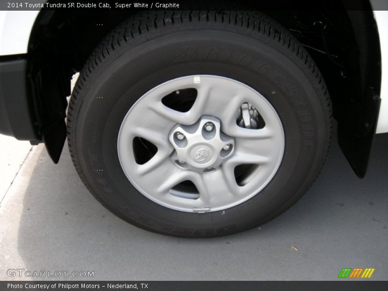 Super White / Graphite 2014 Toyota Tundra SR Double Cab