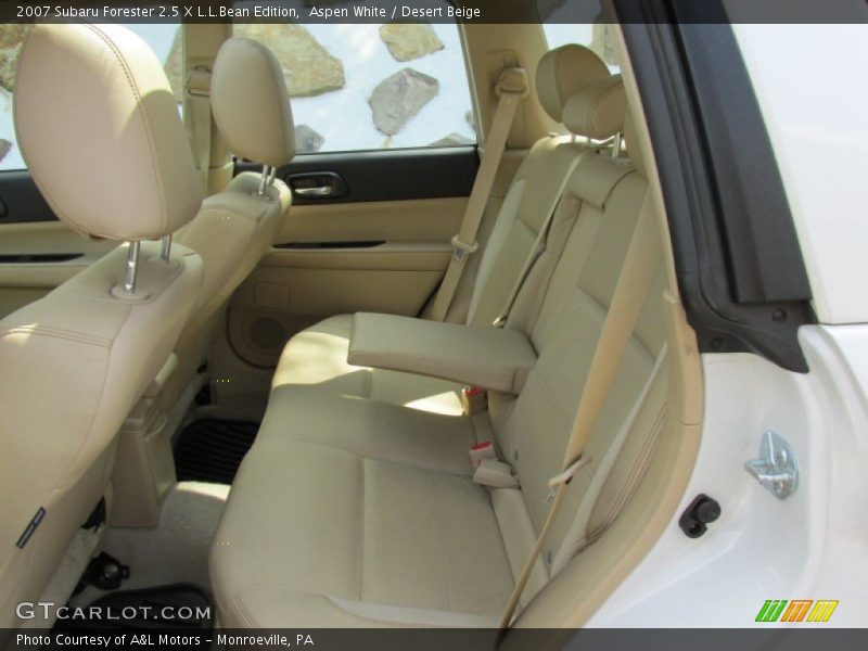 Aspen White / Desert Beige 2007 Subaru Forester 2.5 X L.L.Bean Edition