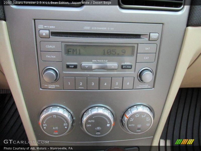 Aspen White / Desert Beige 2007 Subaru Forester 2.5 X L.L.Bean Edition