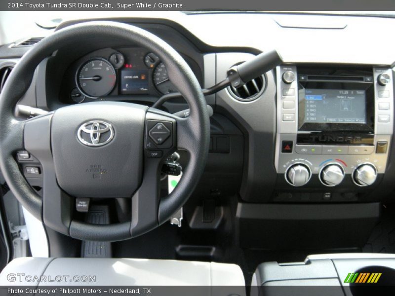 Super White / Graphite 2014 Toyota Tundra SR Double Cab
