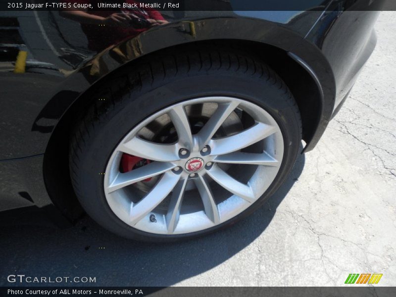 Ultimate Black Metallic / Red 2015 Jaguar F-TYPE S Coupe
