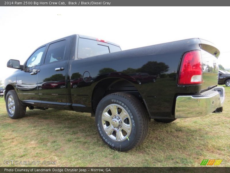 Black / Black/Diesel Gray 2014 Ram 2500 Big Horn Crew Cab