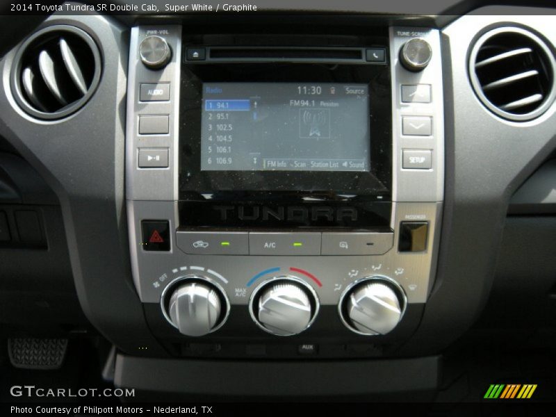 Super White / Graphite 2014 Toyota Tundra SR Double Cab