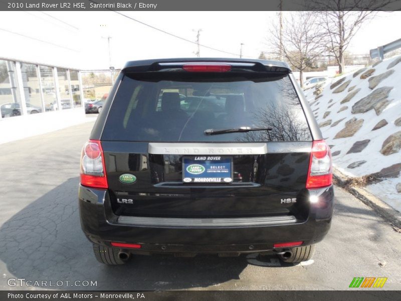 Santorini Black / Ebony 2010 Land Rover LR2 HSE